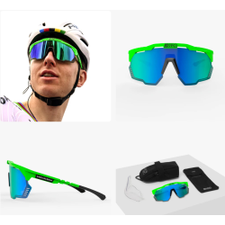 Scicon Sports Aeroshade Kunken Goggles Black Gloss Multimirror Silver