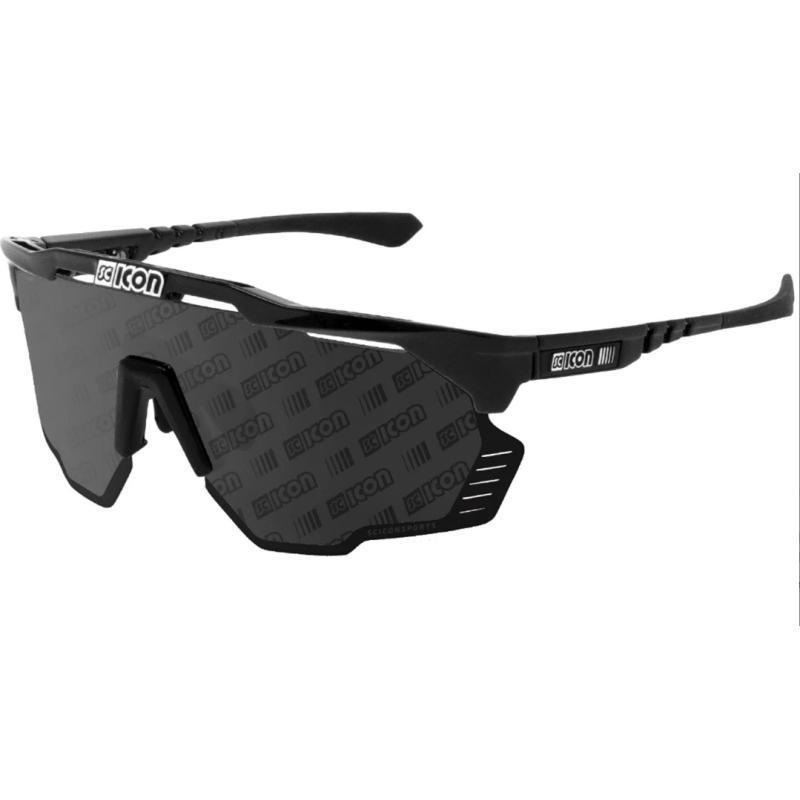 Scicon Sports Occhiali Aeroshade Kunken Black Gloss Monogram Silver