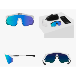 Scicon Sports Occhiali Aeroshade Kunken White Multimirror Blue
