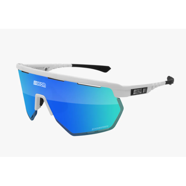 Scicon Sports Aerowing Eyewear White Gloss Multimirror Blue