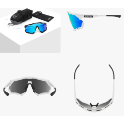 Scicon Sports Aeroshade XL Yellow Fluo Multimirror Blue Eyewear