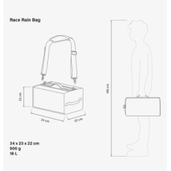 Scicon Sports Borsa Race Rain Bag Per Abbigliamento Ciclismo
