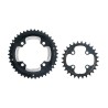 FSA Kit 2 chainrings Brose 38/28 M11/D10 WB425B+WC066 no pin