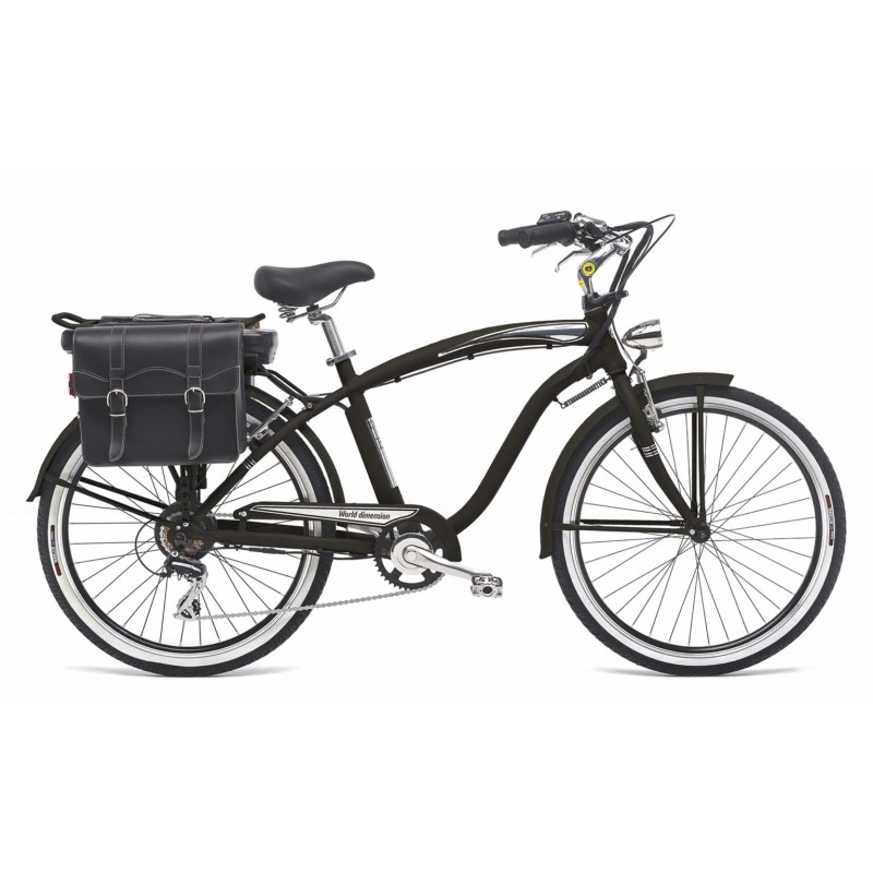 Wd99 26" Retro E-City Cruiser Bike + Free Leather Bag
