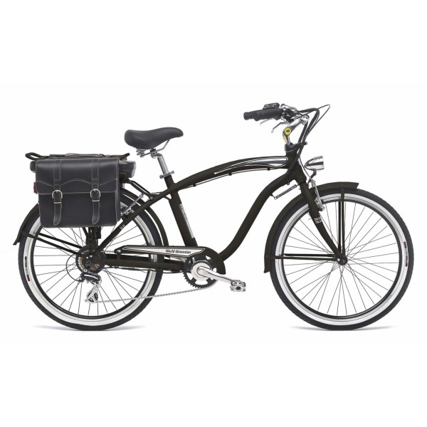 Wd99 26" Retro E-City Cruiser Bike + Free Leather Bag