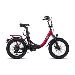 Brera Fat Bike E-Urban Buggy 20'' Bordeaux Opaco
