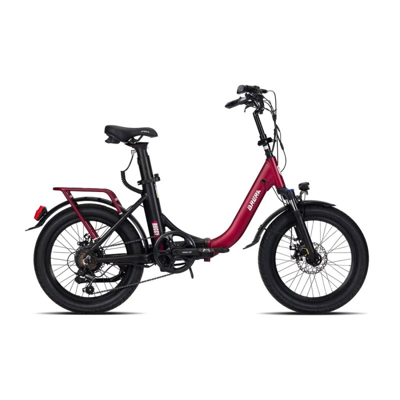 Brera Fat Bike E-Urban Buggy 20'' Bordeaux Opaco