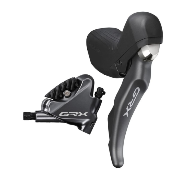 Shimano Freno a Disco Idraulico - GRX ST-RX810 + BR-RX810 - Flat Mount - 11 Velocità - Set Posteriore