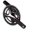 FSA Guarnitura K-Force Light Carbon BB386-EVO Nero/Rosso