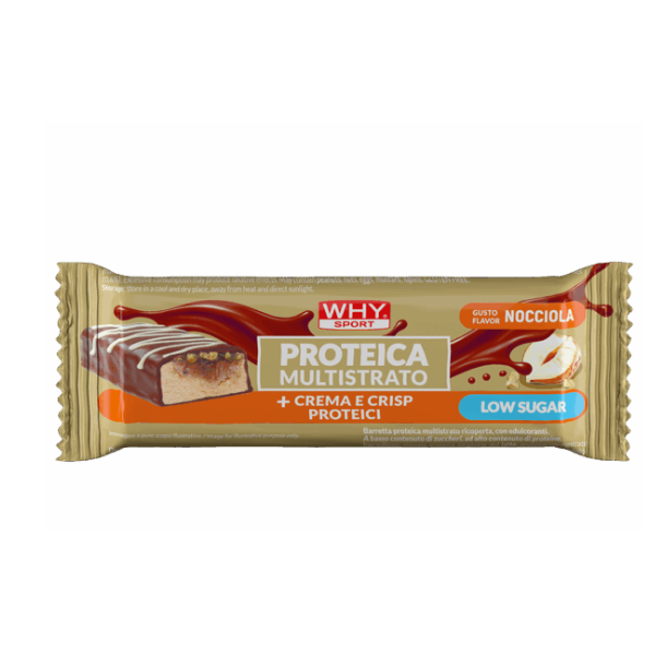WhySport Barretta Proteica Multistrato 60g