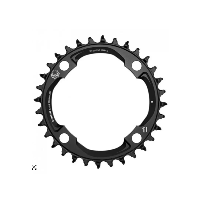 Sram Corona Eagle 32t Alluminio X-Sync 12v Girobulloni 104mm Nero