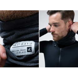 Gobik Merino Moonbah Solid Unisex Graphite Neck Warmer