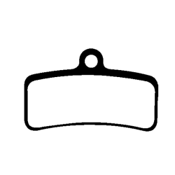 ASHIMA Pastiglie organiche per impianto Saint Shimano BR-M810/820