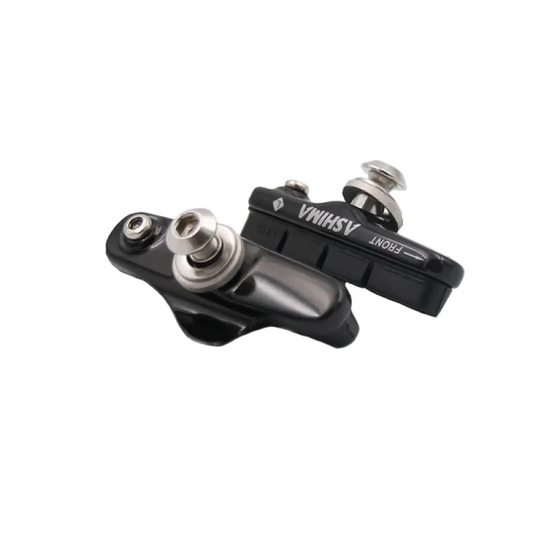 ASHIMA Brake Pad Holder 55mm Stroke/Road Shimano Black with nut