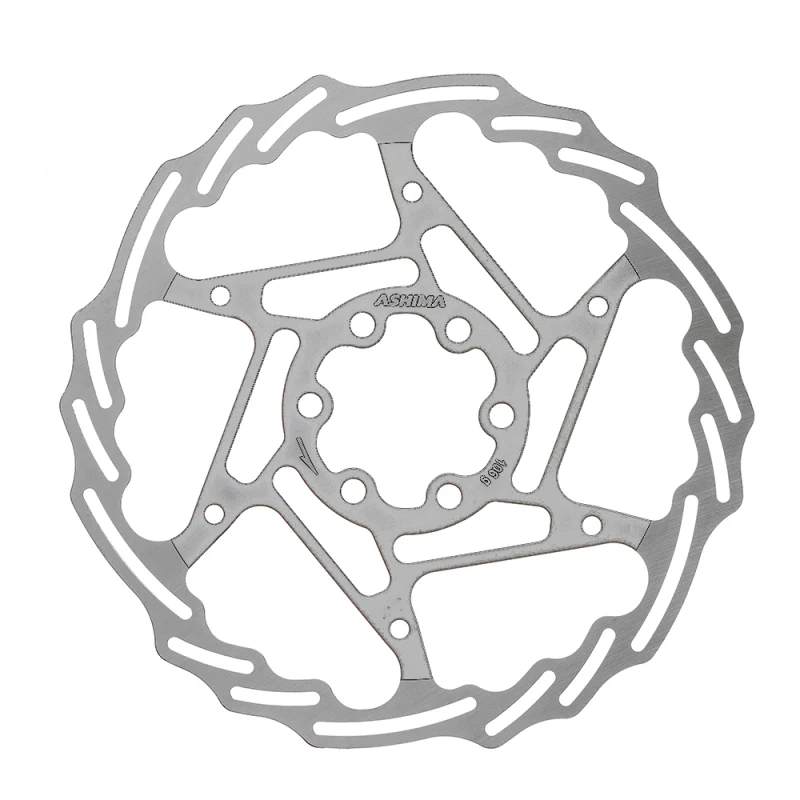 ASHIMA Brake Disc ARO-19 160mm x 100gr Silver 6 hole connection