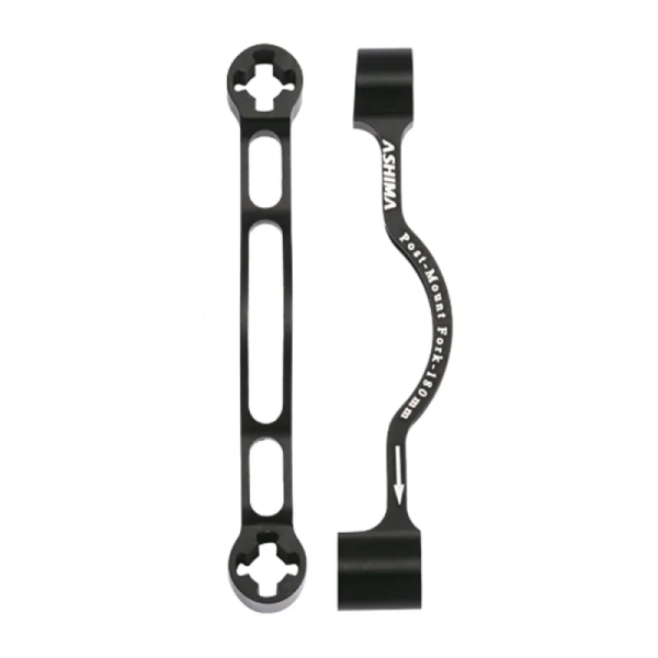 ASHIMA Brake Caliper Adapter AU31 Front: 180mm / Rear: 180mm Black