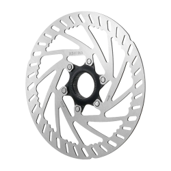 ASHIMA ARU-28 Brake Disc 203mm X 2mm for E-Bike Silver 285gr - Center Lock