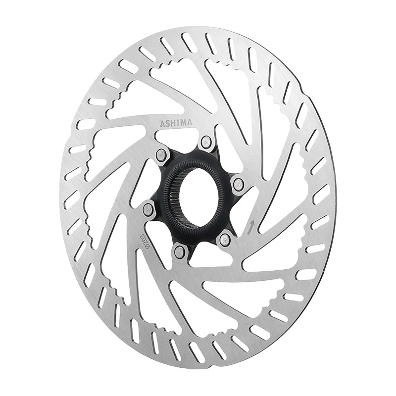 ASHIMA ARU-28 Brake Disc 203mm X 2mm for E-Bike Silver 285gr - Center Lock