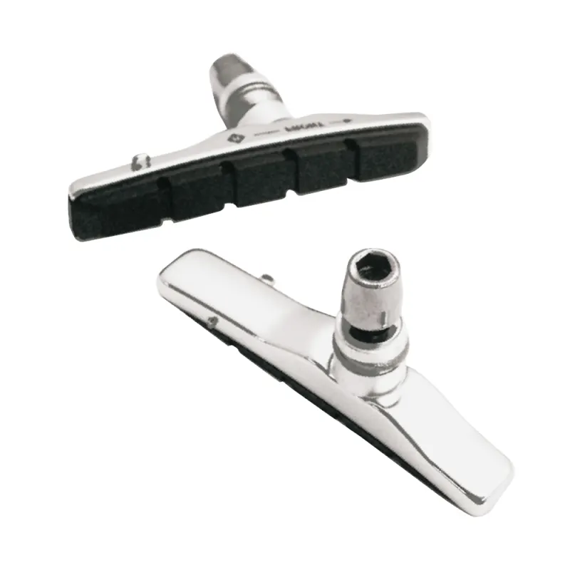 ASHIMA Portapattini Freno 72mm MTB Standard in Alluminio Argento con dado