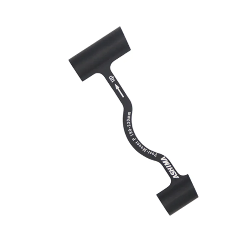 ASHIMA Post-Mount Brake Caliper Adapter Diameter: +40mm Black