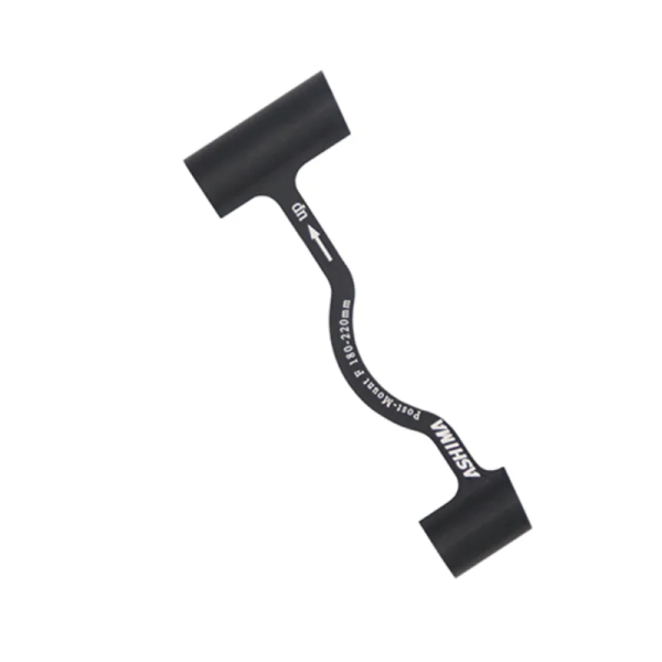 ASHIMA Adattatore Pinza Freno Post-Mount diametro: +40mm Nero