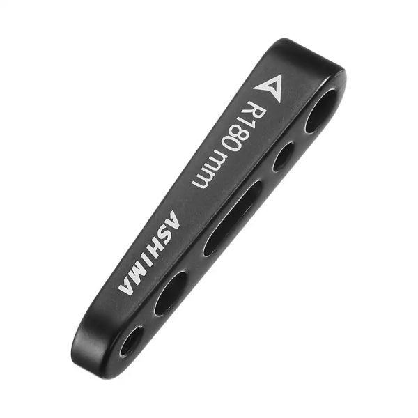 ASHIMA Brake Caliper Adapter AU54 Rear: 180mm Black