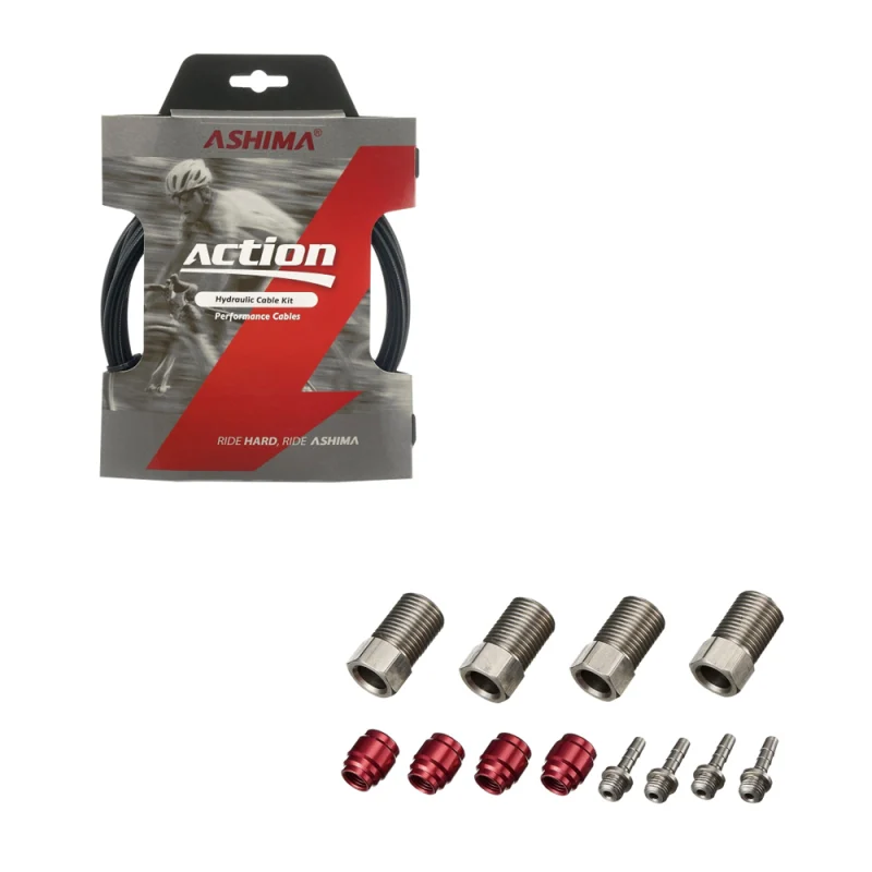 ASHIMA Tubo+Connettori (Kit) SRAM 5x2,1mm e Lunghezza: 3mt in Nylon