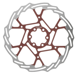ASHIMA Brake Disc ARO-19 180mm x 130gr Red 6-hole connection