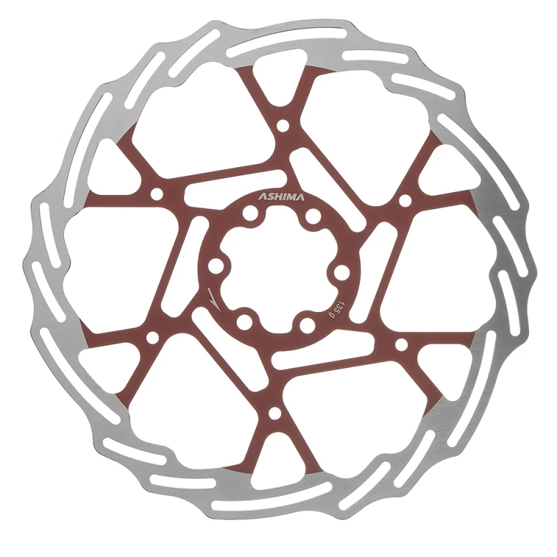 ASHIMA Brake Disc ARO-19 180mm x 130gr Red 6-hole connection