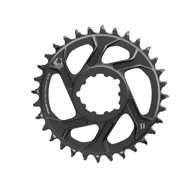 Sram Direct Mount St X-sync Eagle 34T 11/12s chainring. 3mm Offset Boost Steel Black