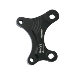ASHIMA Brake Caliper Adapter AU12 Front: 203mm - Rear: 180mm Black