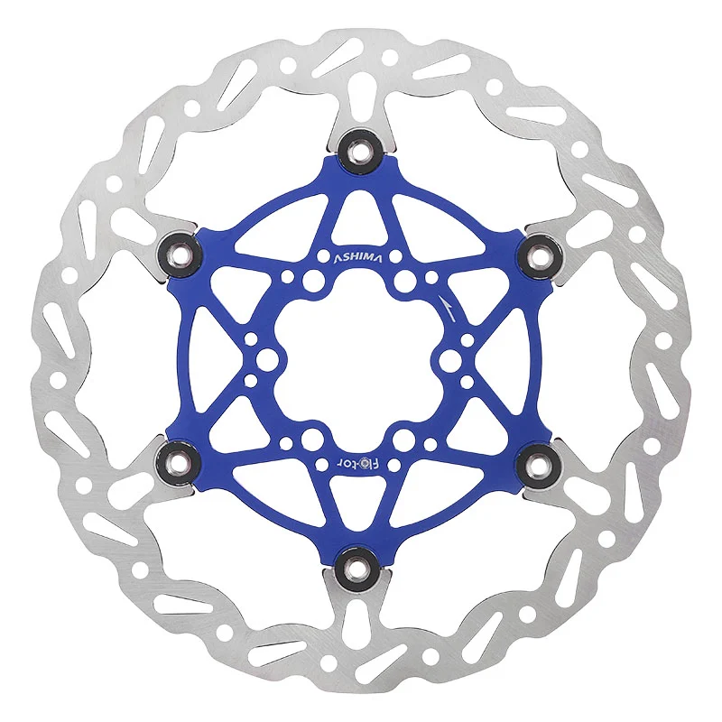 ASHIMA Disco Freno Flottante Flotor Evolution 180mm X 135gr Blu - 6 fori