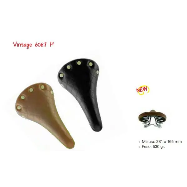 Velo Vintage Plush 6067 Black 442602071 Saddle
