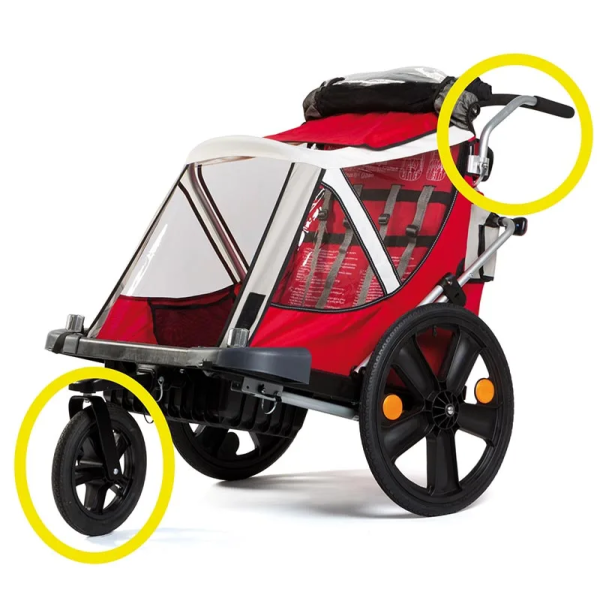 Bellelli KIT Conversione Urbano B-TRAVEL per Ruota 12 + Maniglione