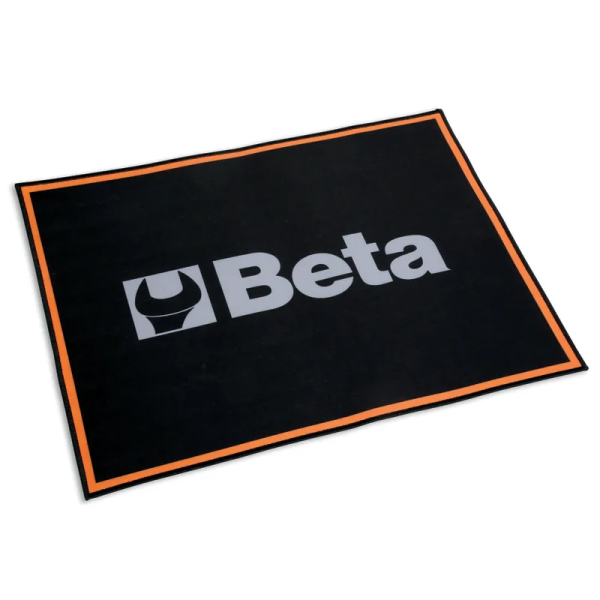 Beta Tappeto con Logo BETA 80x60cm Nero