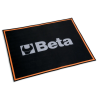 Beta Tappeto con Logo BETA 80x60cm Nero