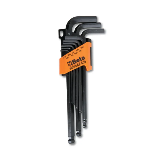 Beta KIT Hex Keys with Ball Tip 9PCS 1.16mm