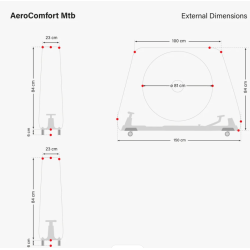 Scicon Sport Borsa Porta Bici MTB Aerocomfort Nero
