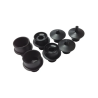 bicisupport KIT Sockets for Fork Adapters LEFTY Black - 7 Pieces