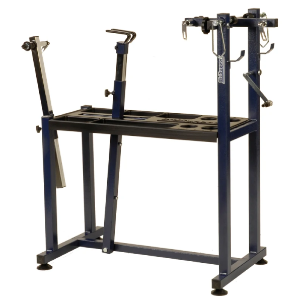 bicisupport PROFESSIONAL Workbench Blue with Spare Floor