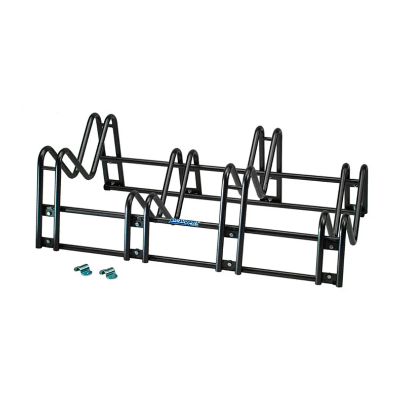 BiciSupport Rastrelliera 4 Spazi 66x115cm Nero