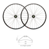 Blackjack 29" x 30mm MTB READY Tubeless Microspline 12S Wheels (Pair)