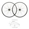 Blackjack 27.5" x 35mm MTB READY Tubeless Wheels Shimano 10/11S (Pair)