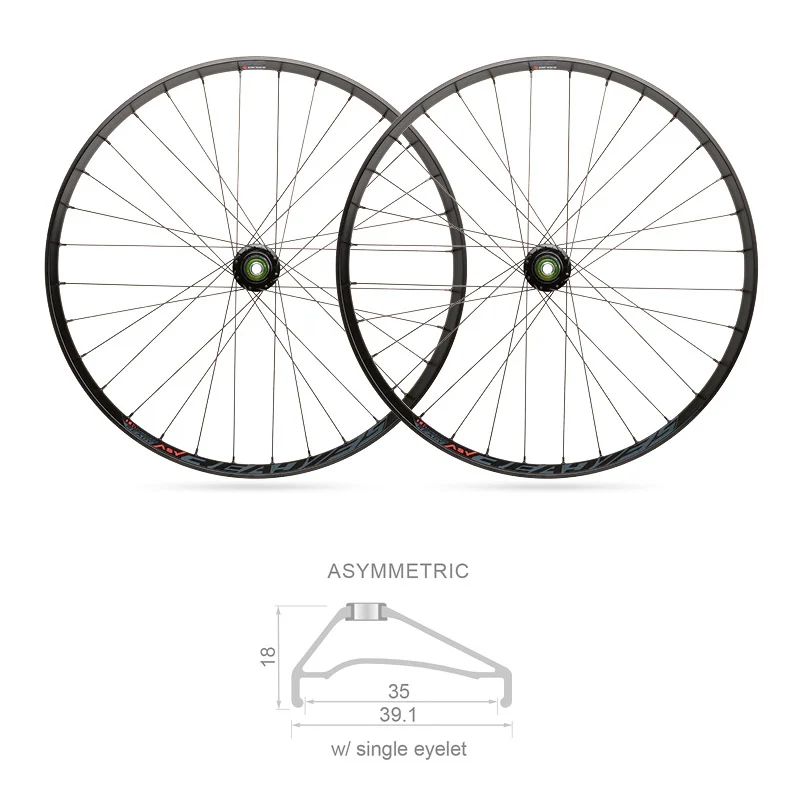Blackjack 27.5" x 35mm MTB READY Tubeless BOOST Shimano 10/11S Wheels (Pair)