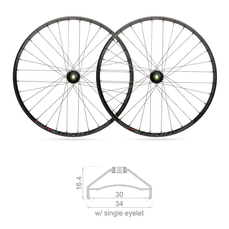 Blackjack 29" x 30mm MTB READY Tubeless Wheels Shimano 10/11S (Pair)
