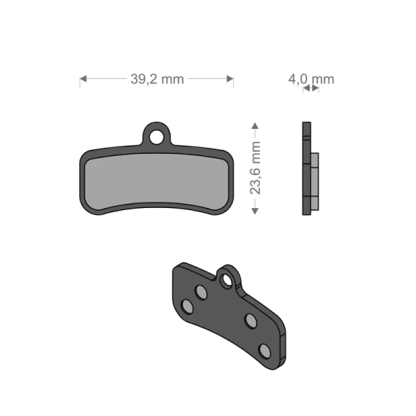 Brenta Tech E-Bike Pads for XTR/QUADIEN SHIMANO/TRP/TEKTRO System