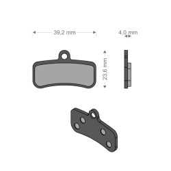 Brenta Sinter Tech Pads for XTR/QUADIEN SHIMANO/TRP/TEKTRO System