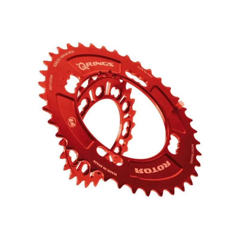 Rotor Oval Crown BCD104*4 38d Red Intermediate Test RR.195