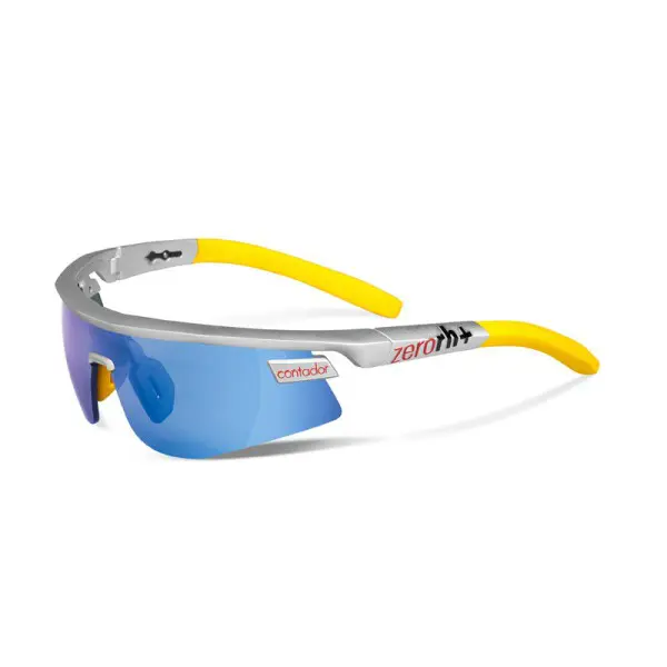 zerorh+ Sunglasses Olympo Triple Fit L.E Contador Silver Matt /Yellow RH800_02