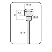 Alligator Cavi Freno Corsa Inox 1,6X1700MM 100pz